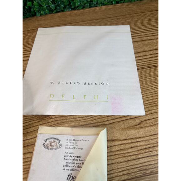 A STUDIO SESSION collector plate ELVIS PRESLEY Legend #6 Bruce Emmett 1990 - Picture 8 of 9